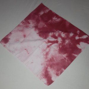 Pink tie dye kerchief